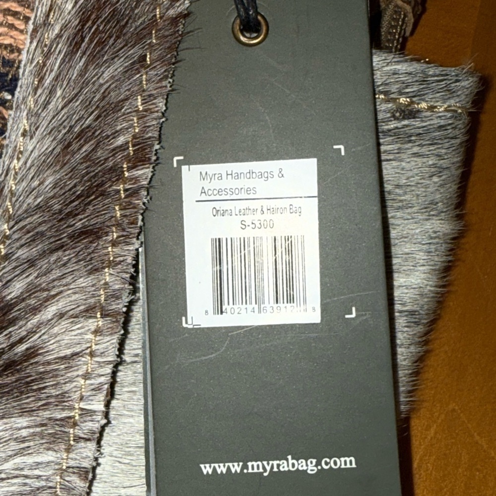 Myra bag NWT leather and canvas convertible backpack purse western boho Western - Picture 7 of 10